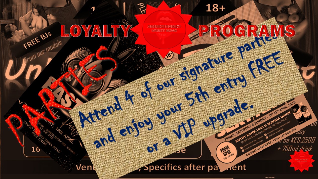 Pleasure Paradise Party Loyalty – Attend & Earn